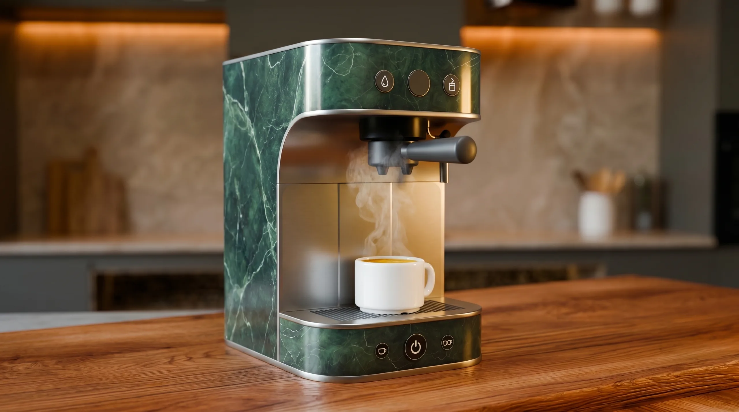 Machine à café marbre vert 3D Rayan3D